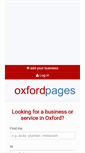 Mobile Screenshot of oxfordpages.co.uk
